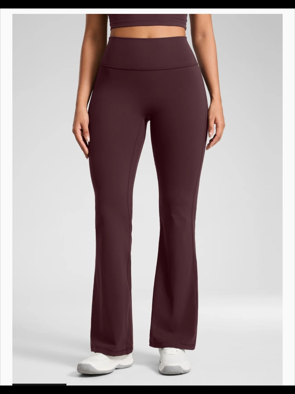 BNWT CRZ Yoga Butterluxe Flare Pocket High Rise Legging 29" - Ripe Plum
